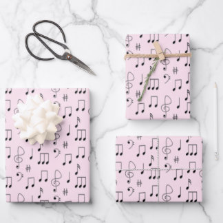 Just Noted Pink Wrapping Paper Sheets