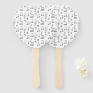 Just Noted White Hand Fan