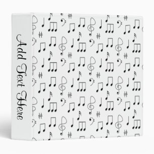 Just Noted White Personal 3 Ring Binder