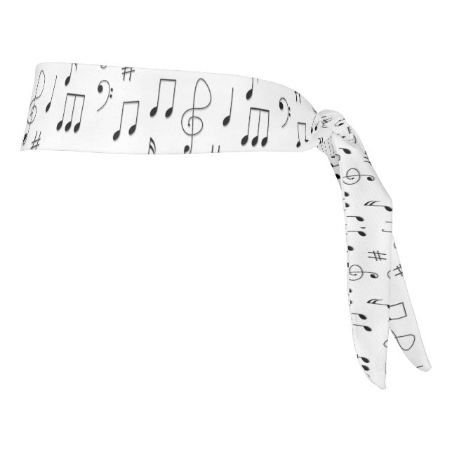 Just Noted White Tie Headband (Rotate 90)