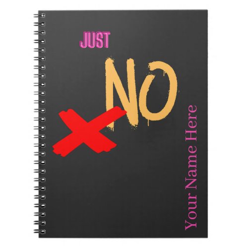 Just Now | Personalized Minimalist Notebook