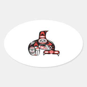 JUST OFF SHORE OVAL STICKER