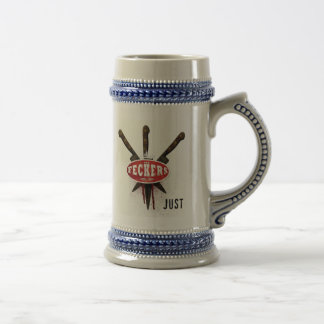 "Just" Official Artwork Stein!!! Beer Stein