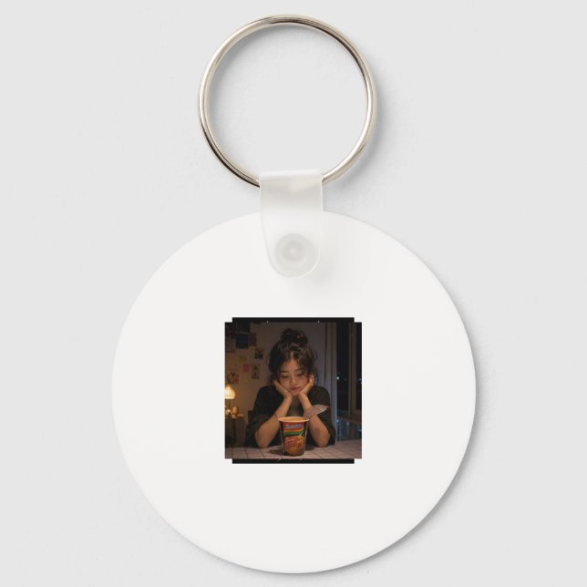 Just One More Bite 🍜 Keychain (Front)