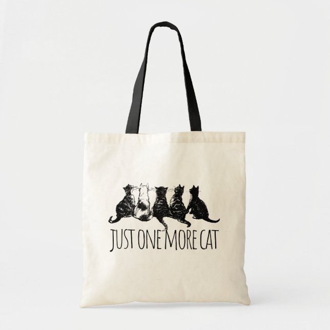 Just One More Cat Parent Tote Bag (Front)