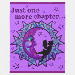 Just one more chapter! Blanket for book lovers
