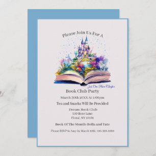 Just One More Chapter- Book Club Invitation