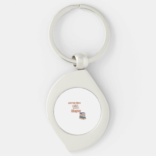 • Just One More Chapter Book Lover Aesthetic Keych Keychain