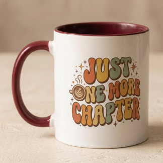 Just One More Chapter Book Lover Coffee Mug
