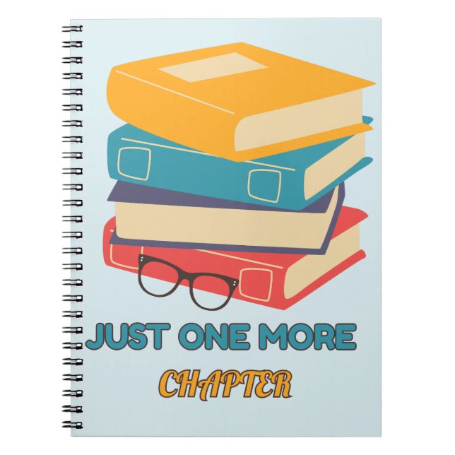 Just One More Chapter Book Lover Design (Front)