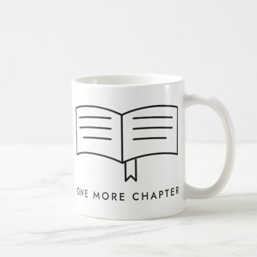 Just One More Chapter Book Lover Reading Coffee Mug