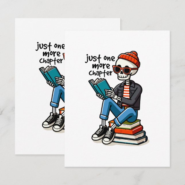 Just One More Chapter Enclosure Card (Front/Back)