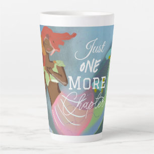 Just One More Chapter Funny Mermaid Latte Mug