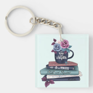 Just One More Chapter Keychain