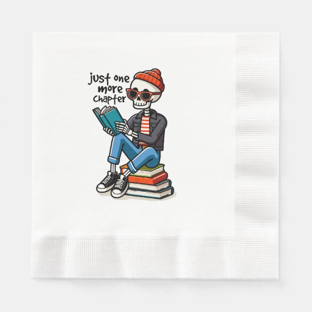 Just One More Chapter Napkins (Front)