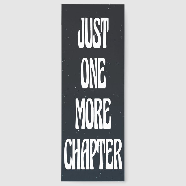 Just One More Chapter Night Sky Book Lovers Bookmarks (Front)