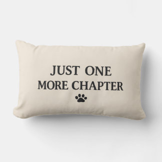 Just One More Chapter Pillow