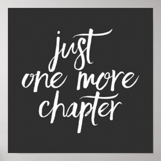 Just One More Chapter Poster