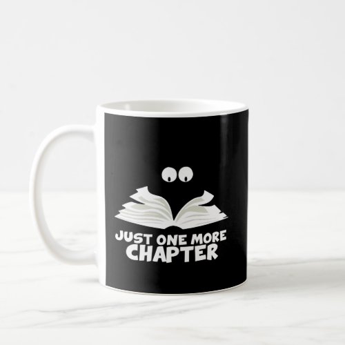 Just One More Chapter Reading Cat Coffee Mug