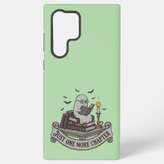Just One More Chapter Reading Ghost Halloween Samsung Galaxy S22 Ultra Case