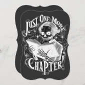 Just One More Chapter Skeleton Reader Funny (Front/Back)
