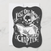 Just One More Chapter Skeleton Reader Funny (Front)