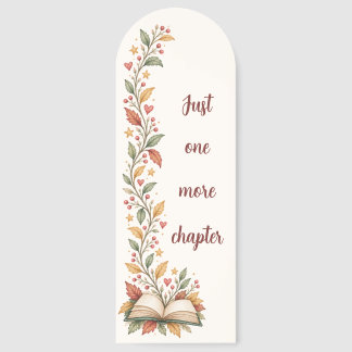 Just One More Chapter | Vintage Book Lover Bookmarks