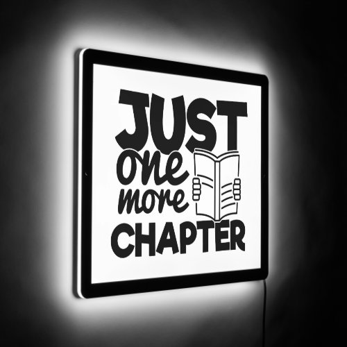 just one more chapter word art reading nook