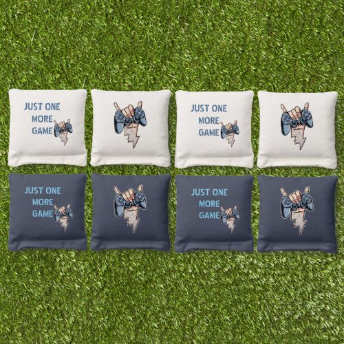 JUST ONE MORE GAME CORNHOLE BAGS
