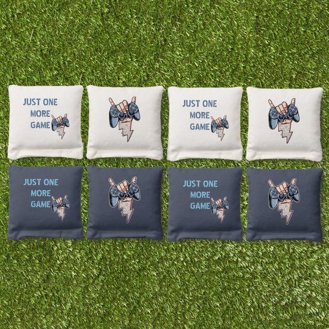 JUST ONE MORE GAME CORNHOLE BAGS (Set)