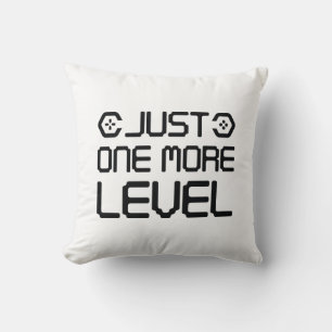 Just One More Level Throw Pillow