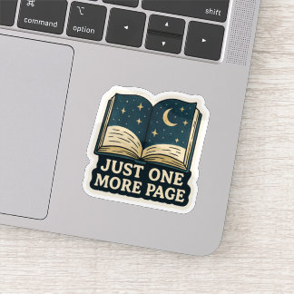 Just One More Page, Celestial Book Sticker