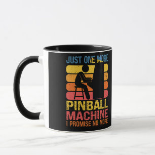 Just One More Pinball Machine Pinball Lovers Pub Mug