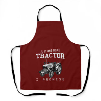 Just One More Tractor I Promise Apron