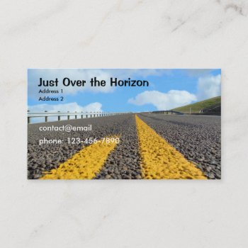 Just Over The Horizon Business Card by Bro_Jones at Zazzle