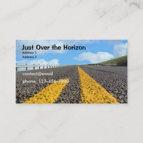 Just Over the Horizon Business Card Templates