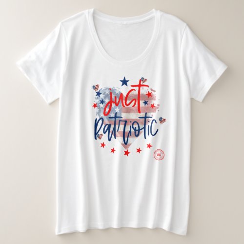 Just Patriotic Plus Size T_Shirt