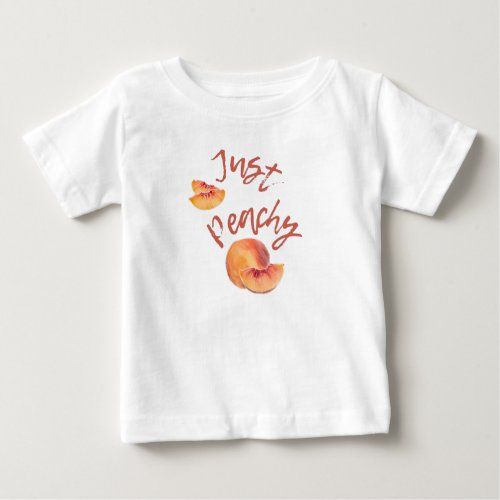 Just Peachy Baby T_Shirt