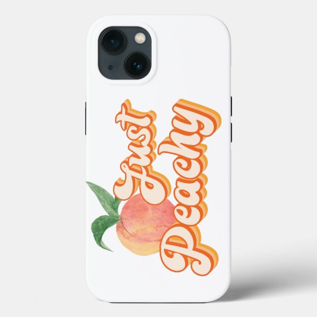 Just Peachy Case-Mate iPhone Case (Back)