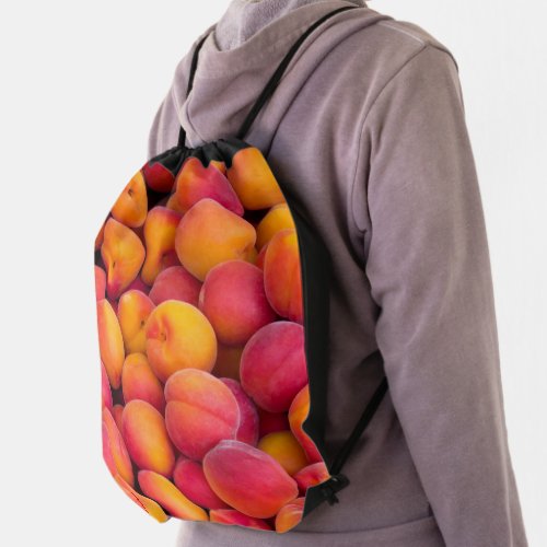 Just Peachy Drawstring Bag