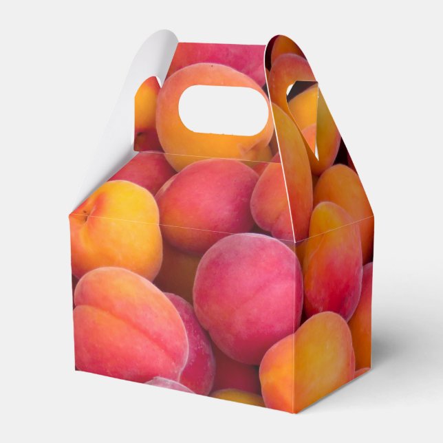 Just Peachy Favor Boxes (Front Side)