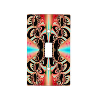 Just Peachy Fractal Light Switch Cover