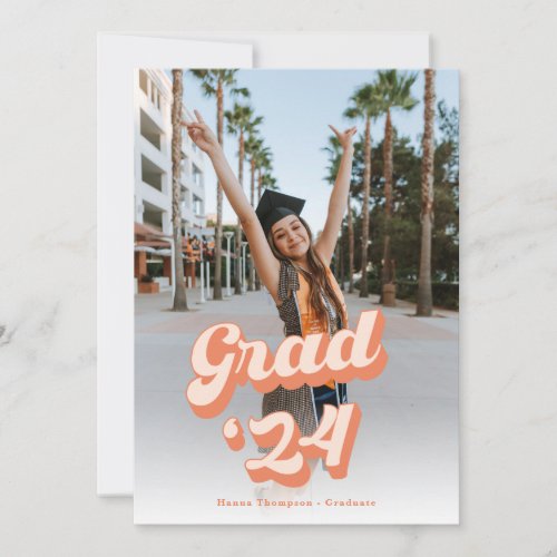 Just Peachy Grad Announcement