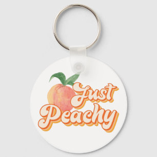 Just Peachy Keychain