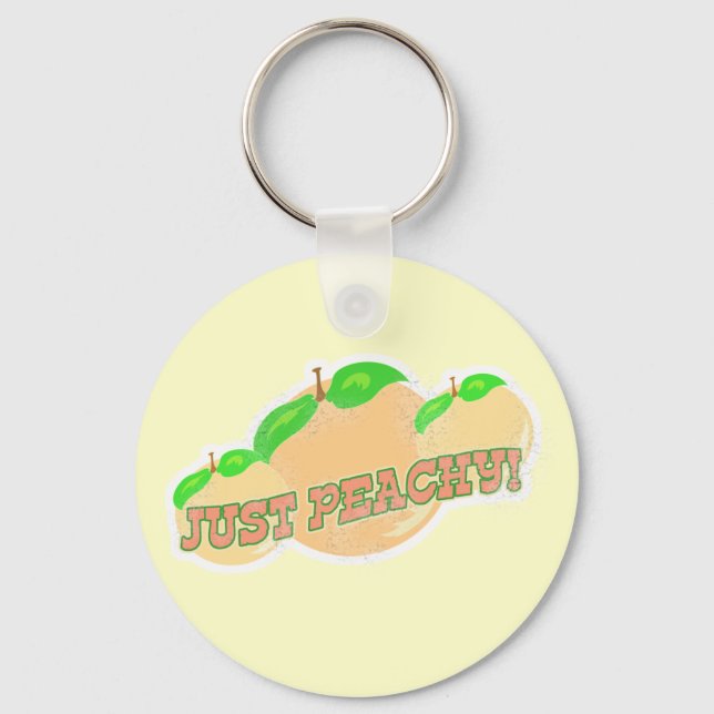 Just peachy keychain (Front)