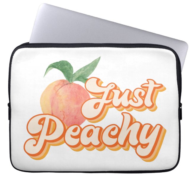 Just Peachy Laptop Sleeve (Front)