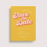 Just Peachy Non Photo Wedding Save the Date