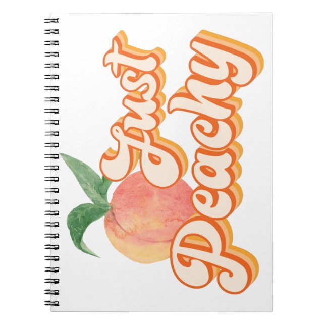 Just Peachy Notebook (Front)