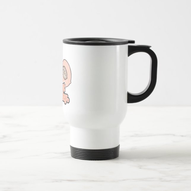 Just Peachy Peach Travel Mug (Right)