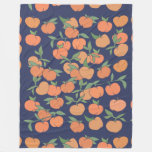 Just Peachy Peaches Fleece Blanket